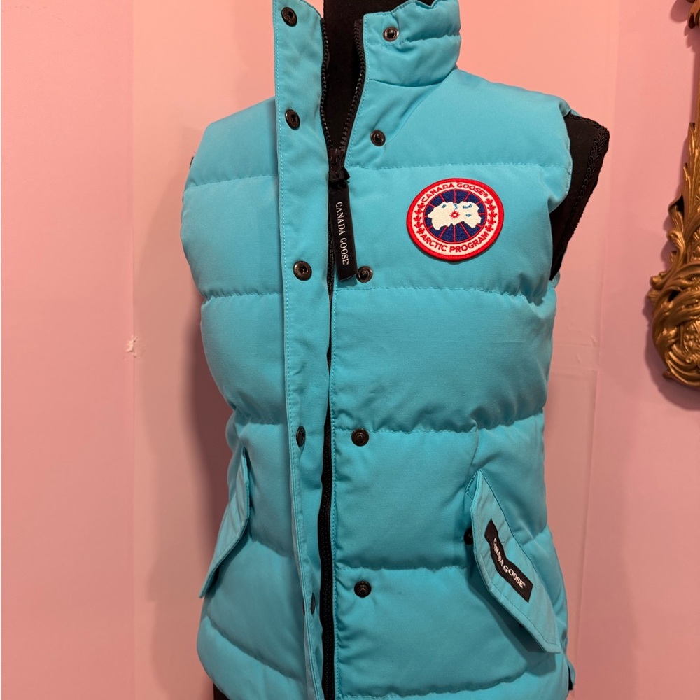 Canada Goose Blue Puffer Vest